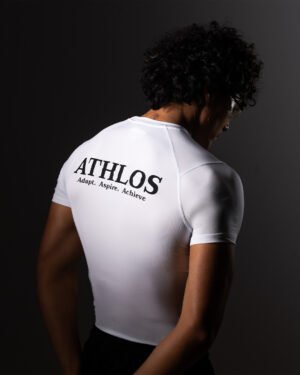 Alternative view of ENDURANCE COMPRESSION TEE - WHITE